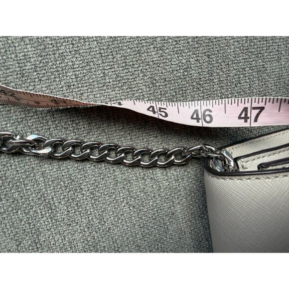 MICHAEL Kors Daniela Saffiano Leather Crossbody Taupe - Picture 11 of 16